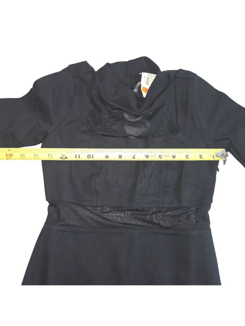 Anthropologie Womens Black Long-Sleeve Maxi Dress XXS - Picture 7 of 8